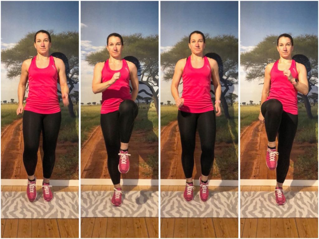 Trippsteg med knälyft