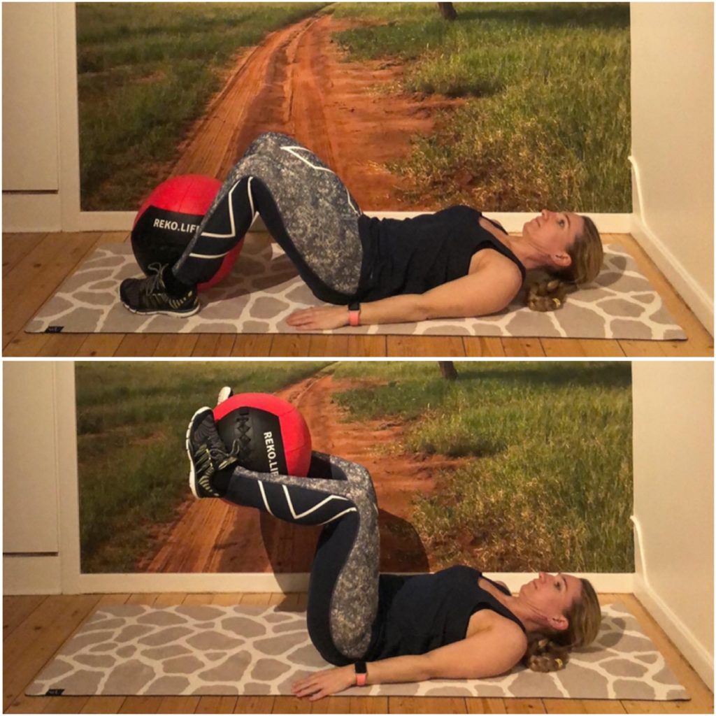 Benlyft med wallball