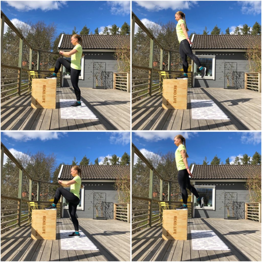 Enbensresning med kick