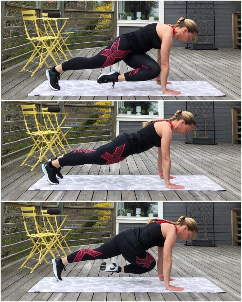 Mountainclimber diagonalt