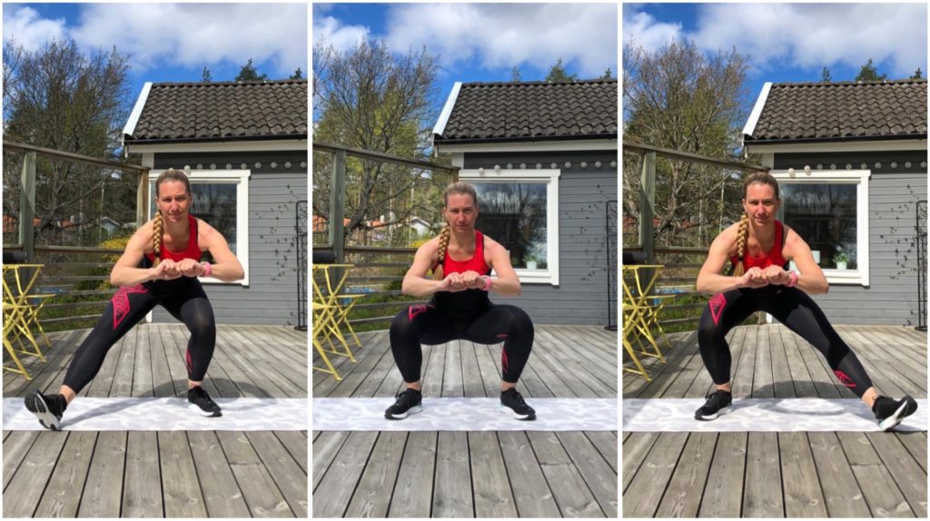 Squat med kosacksteg