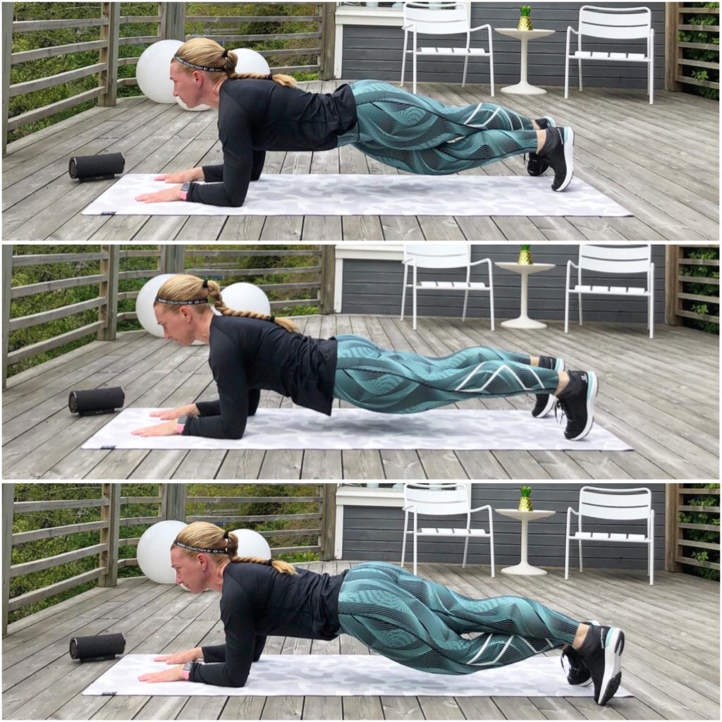 Planka med benförflyttning