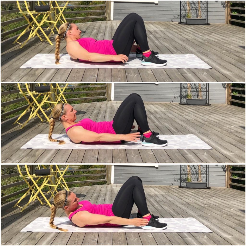 Crunches med hältouch