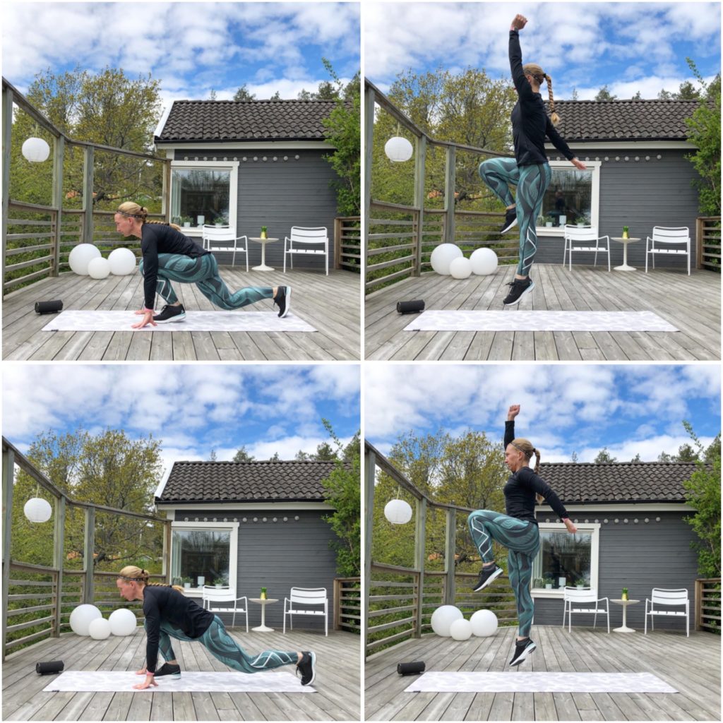 SPrintutfall med indianhopp