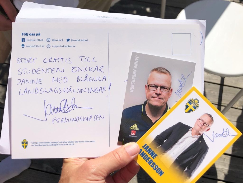 Hälsning från Janne Andersson