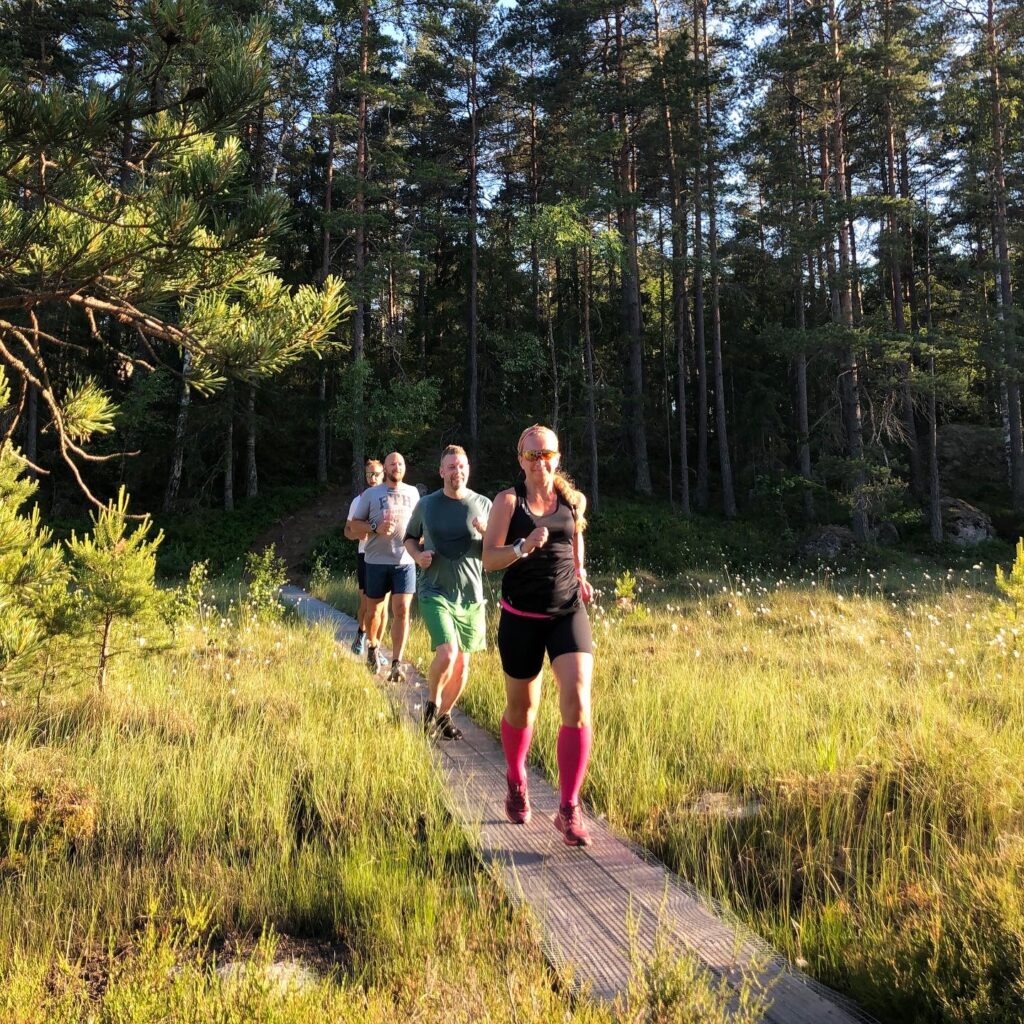 Det blev en halvmara idag