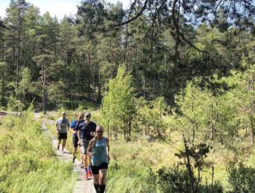 Lördagsmil i sommarhetta