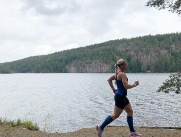 Löpning vid Ågelsjön