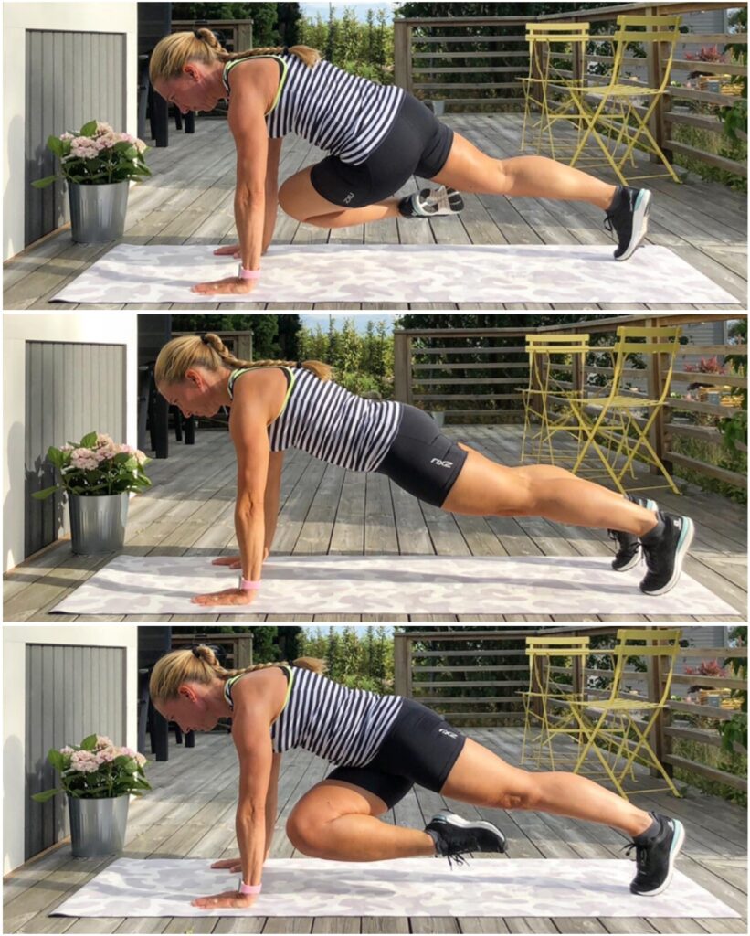 Mountainclimber diagonalt