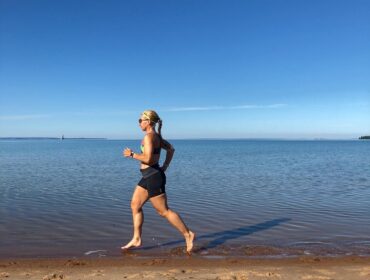 Startar augusti med strandlöpning