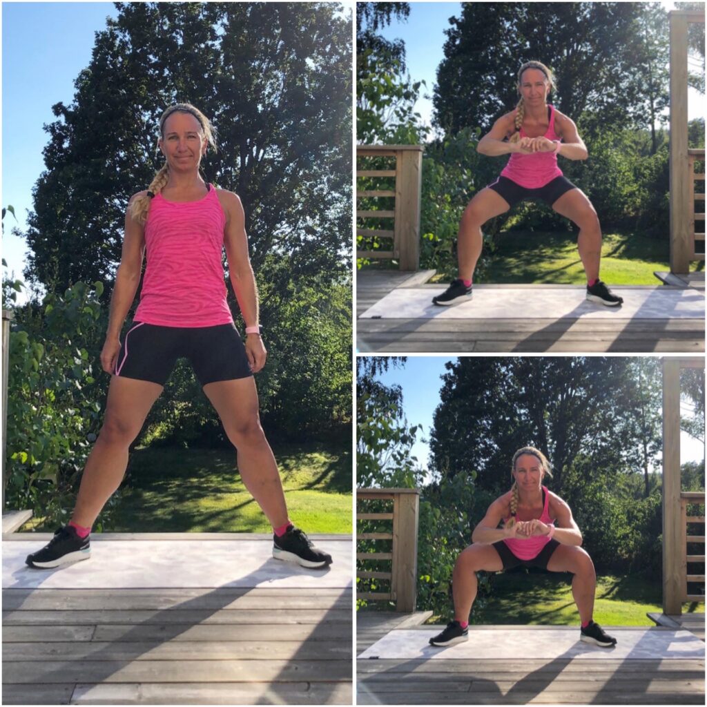 Sumosquats med 5-pump