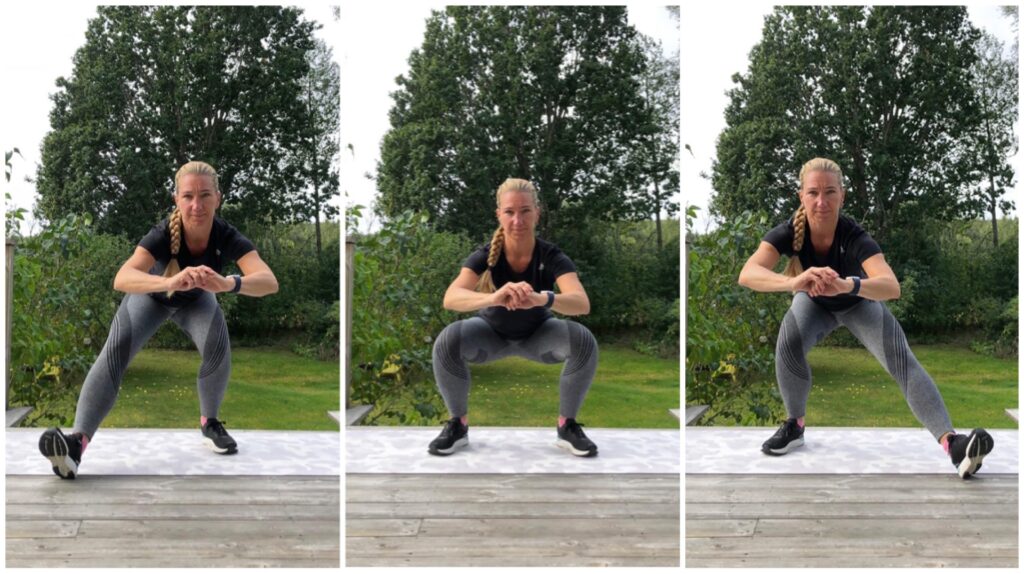 Squat med kosacksteg