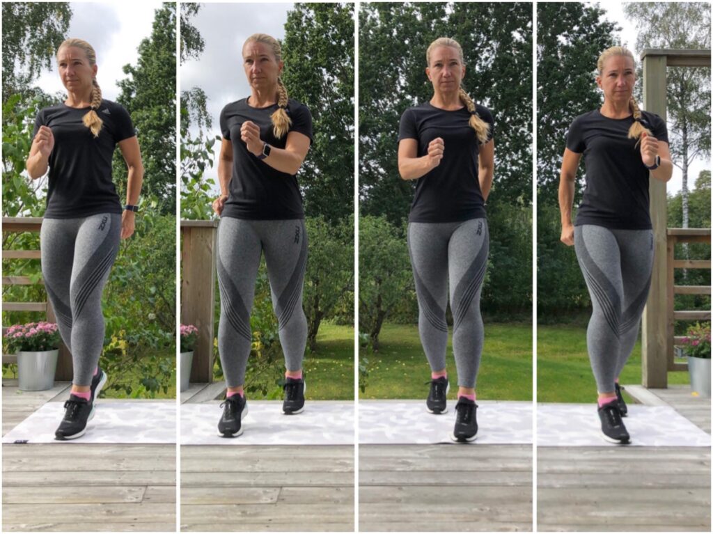Snabba fötter fram och tillbaka