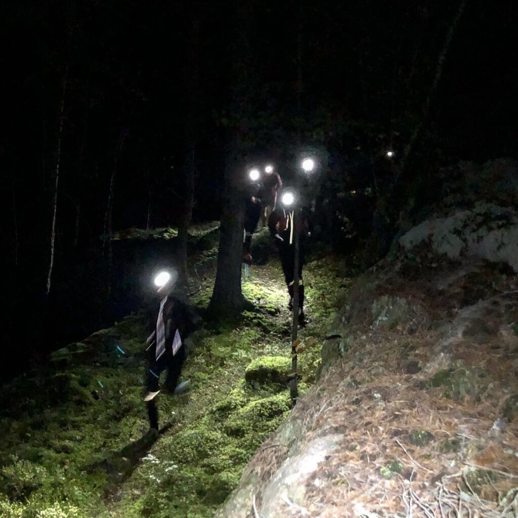 Årets första reflexbana