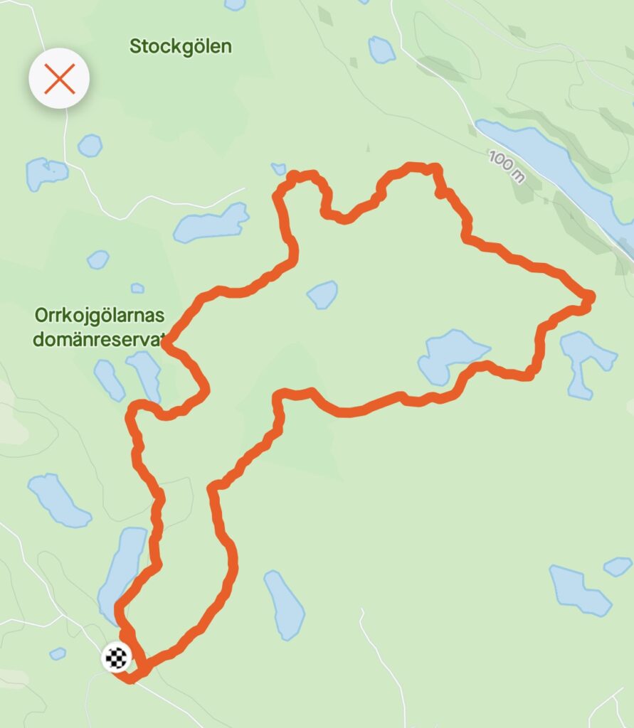 Reflexbanan i Svärtinge Bergkulla