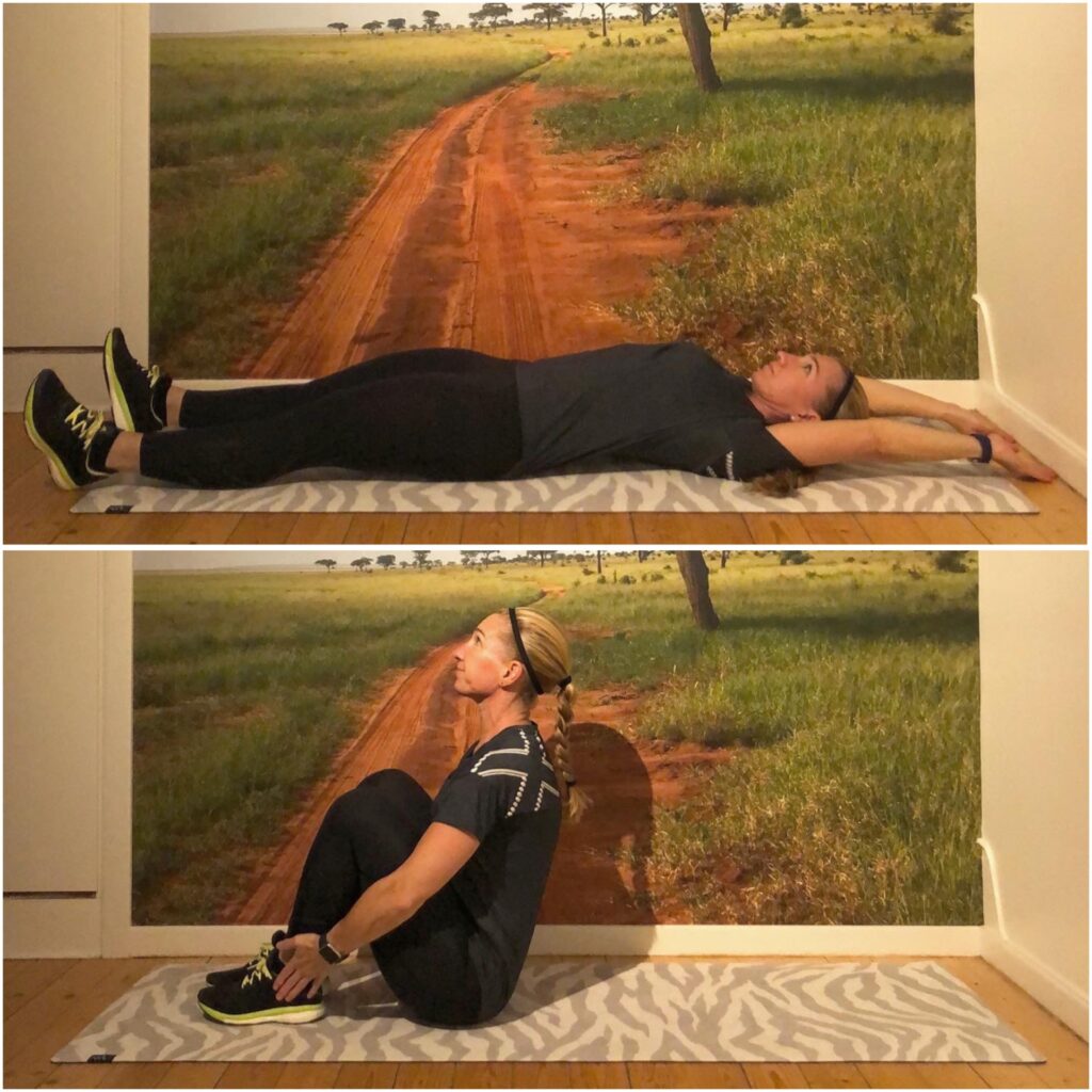 Situps - lång till kort