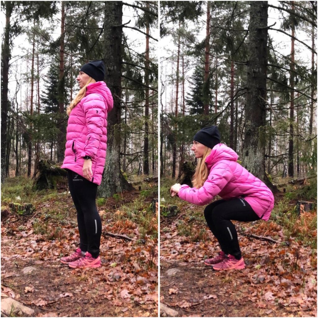 Mina första 10 benböj