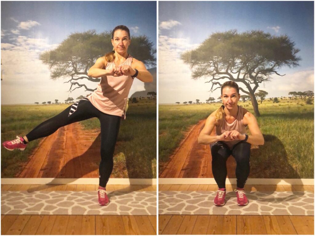 Benböj sidkick höger