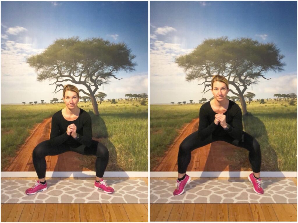 Sumosquats med hällyft