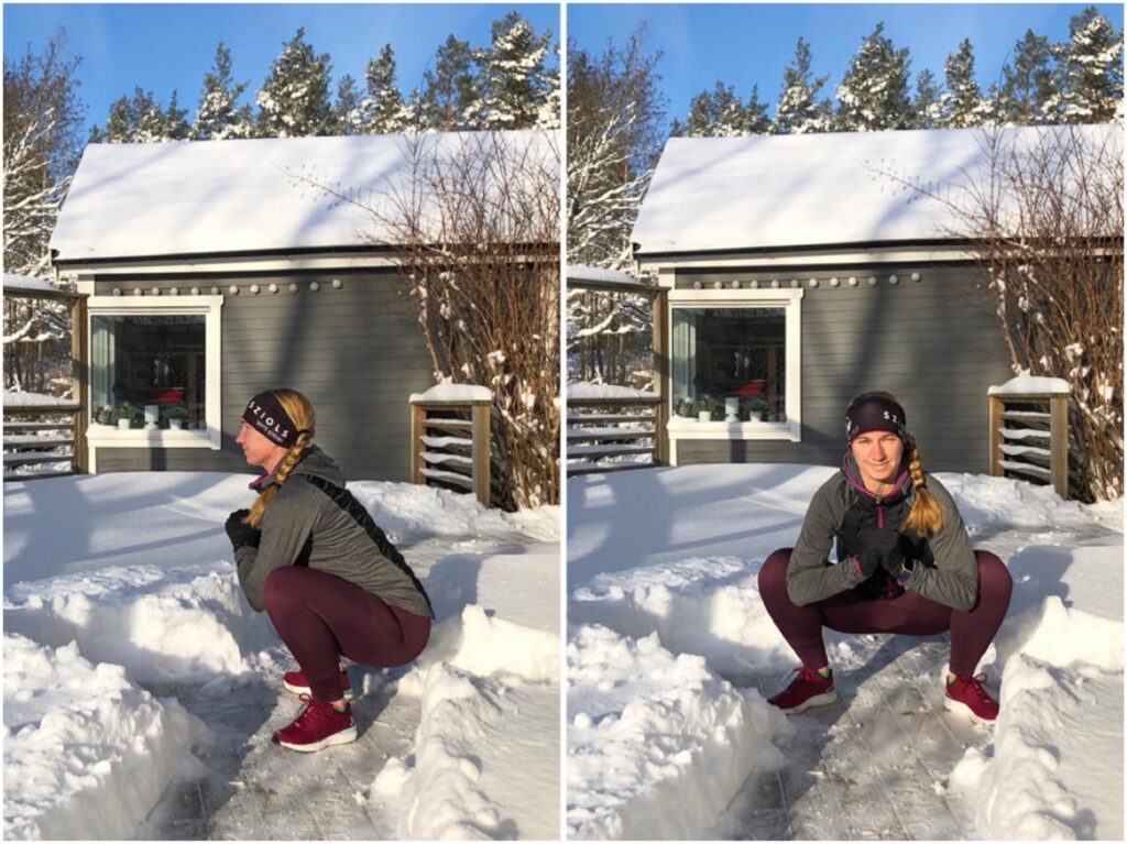 Sitta på huk
