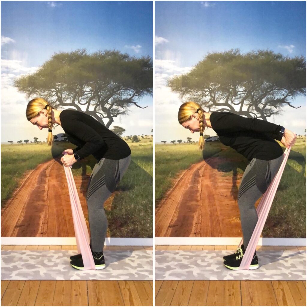 Triceps med gummiband 