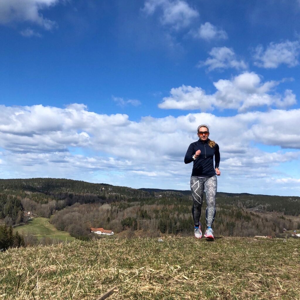 Löpning i Yxbacken