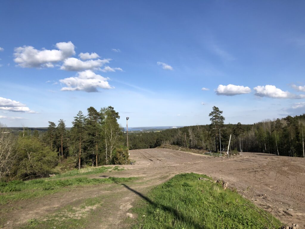 Utsikt över Familjebacken