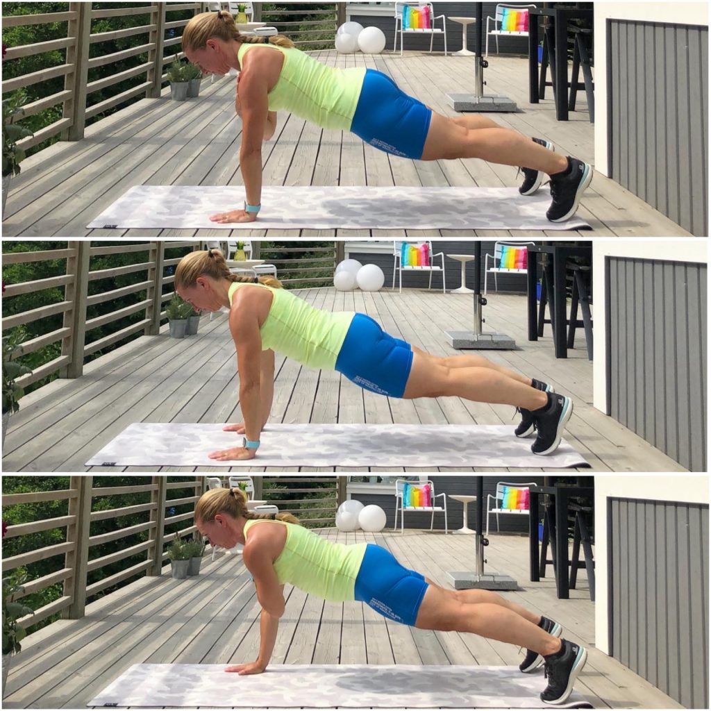 Planka med axelklapp