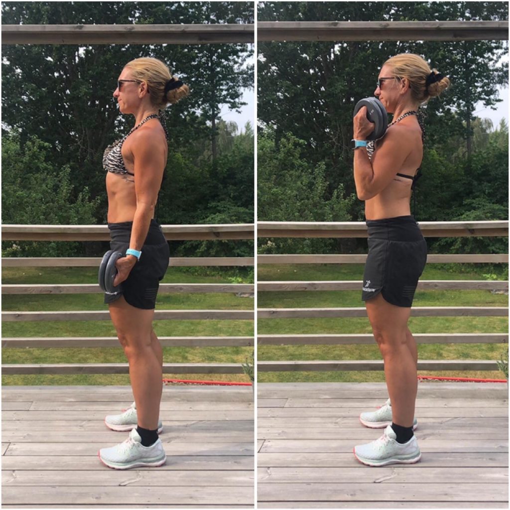 Biceps armstyrka