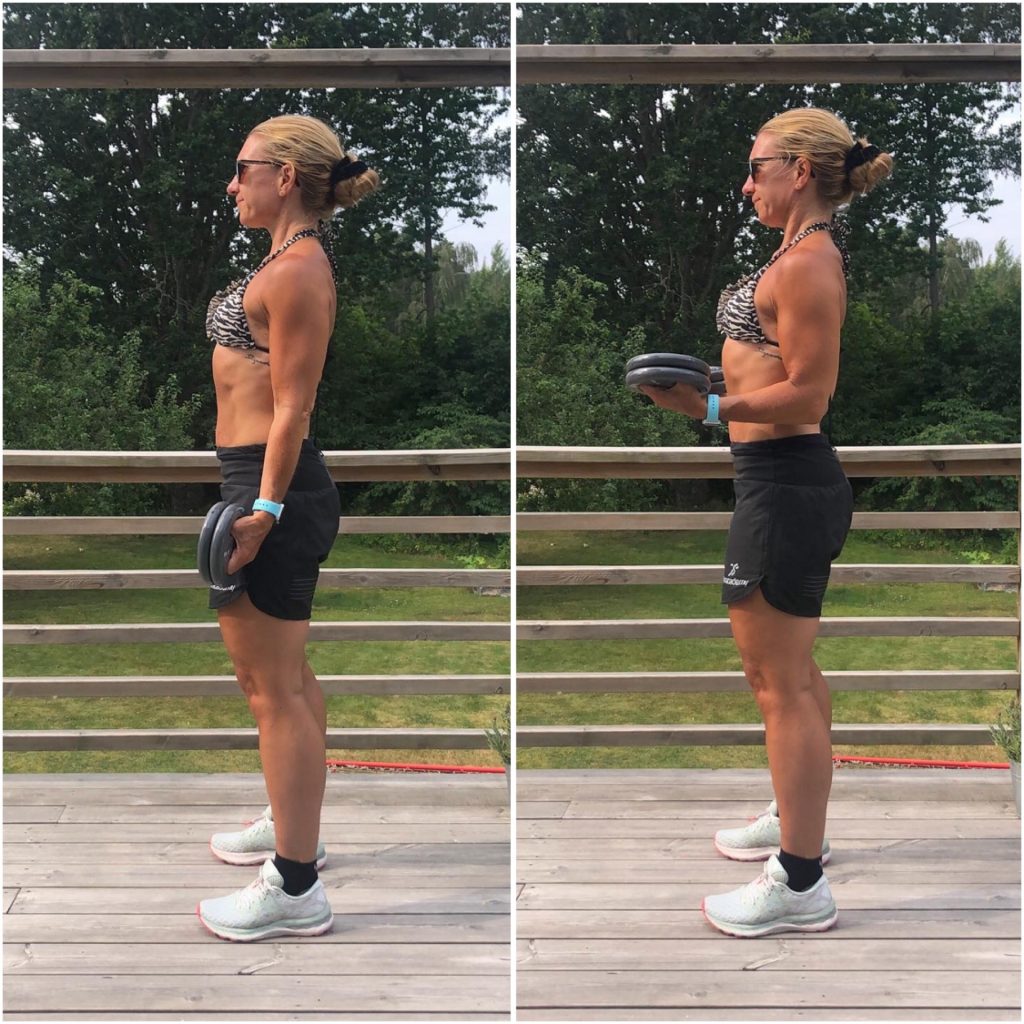 Biceps armstyrka