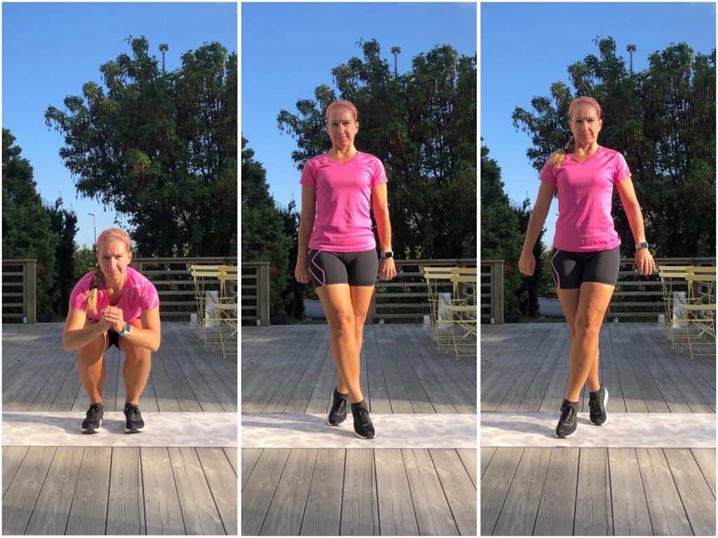 Squathopp med crisscross