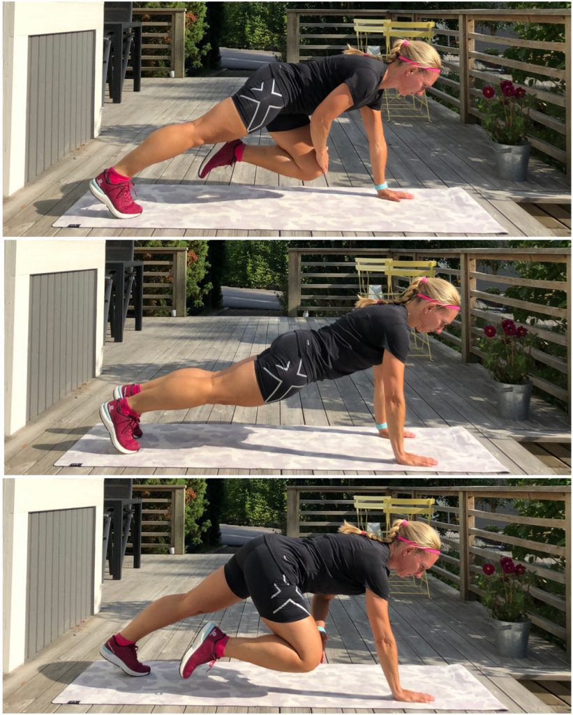 Planka med knätouch