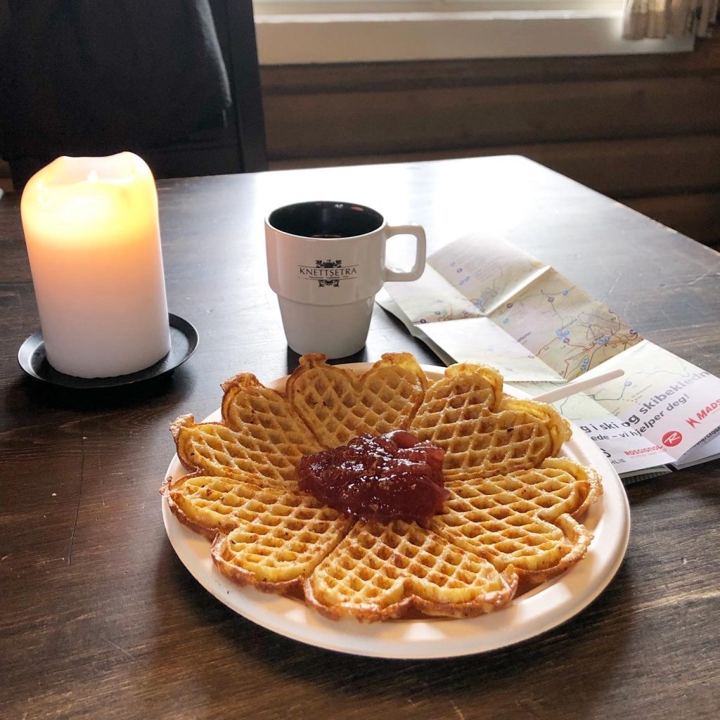 Våfflor i Knettsetra