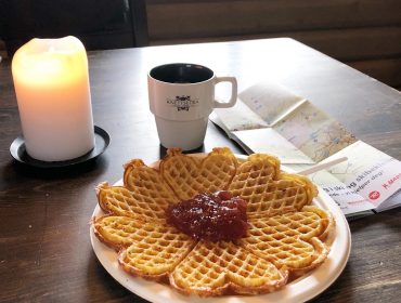 Våfflor i Knettsetra