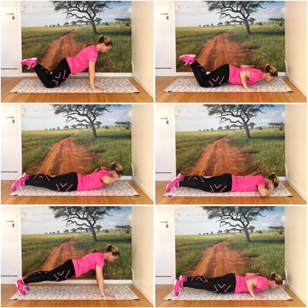 Armhävning med höftlyft