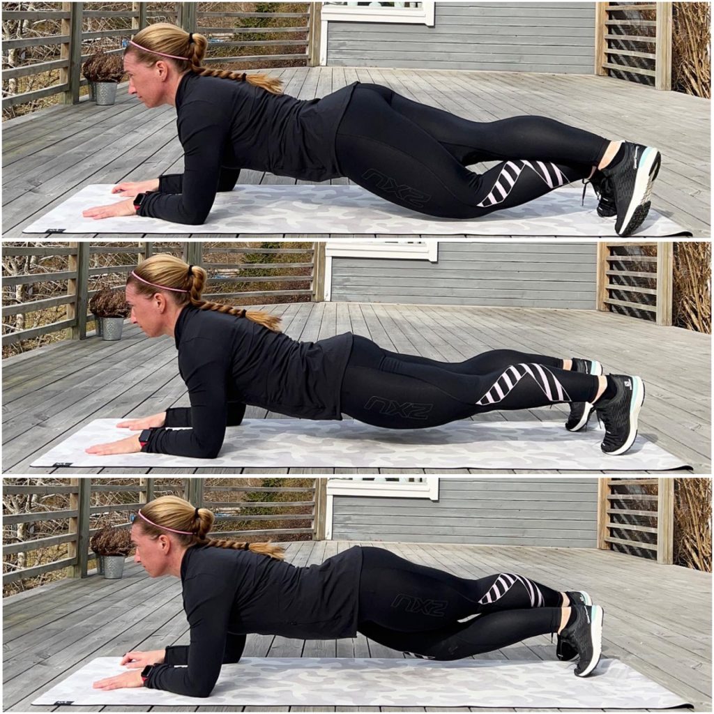 planka med benförflyttning