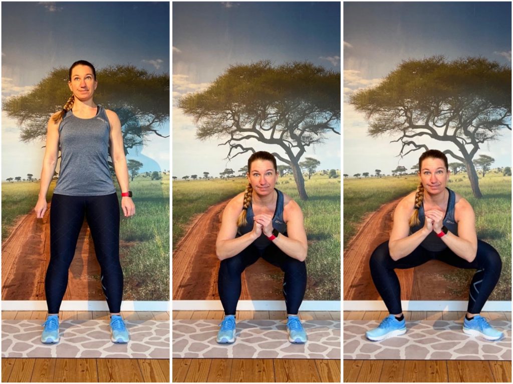 Squat med fotvinkling