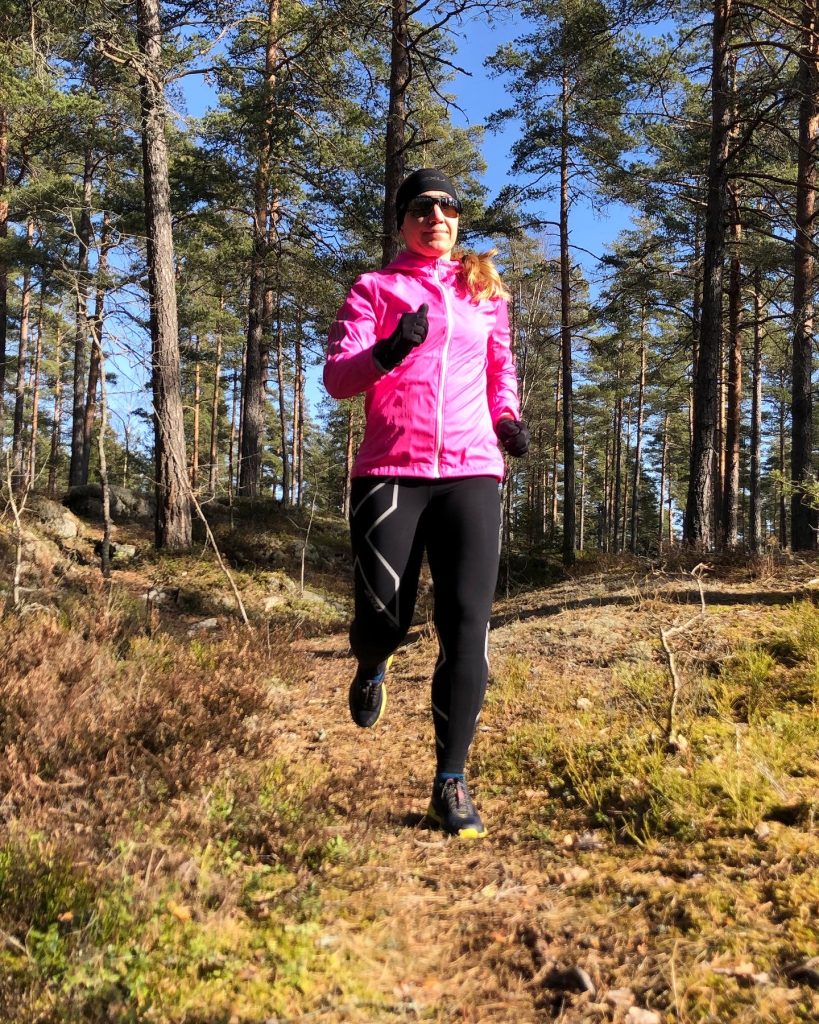 löpning på skogsstigar