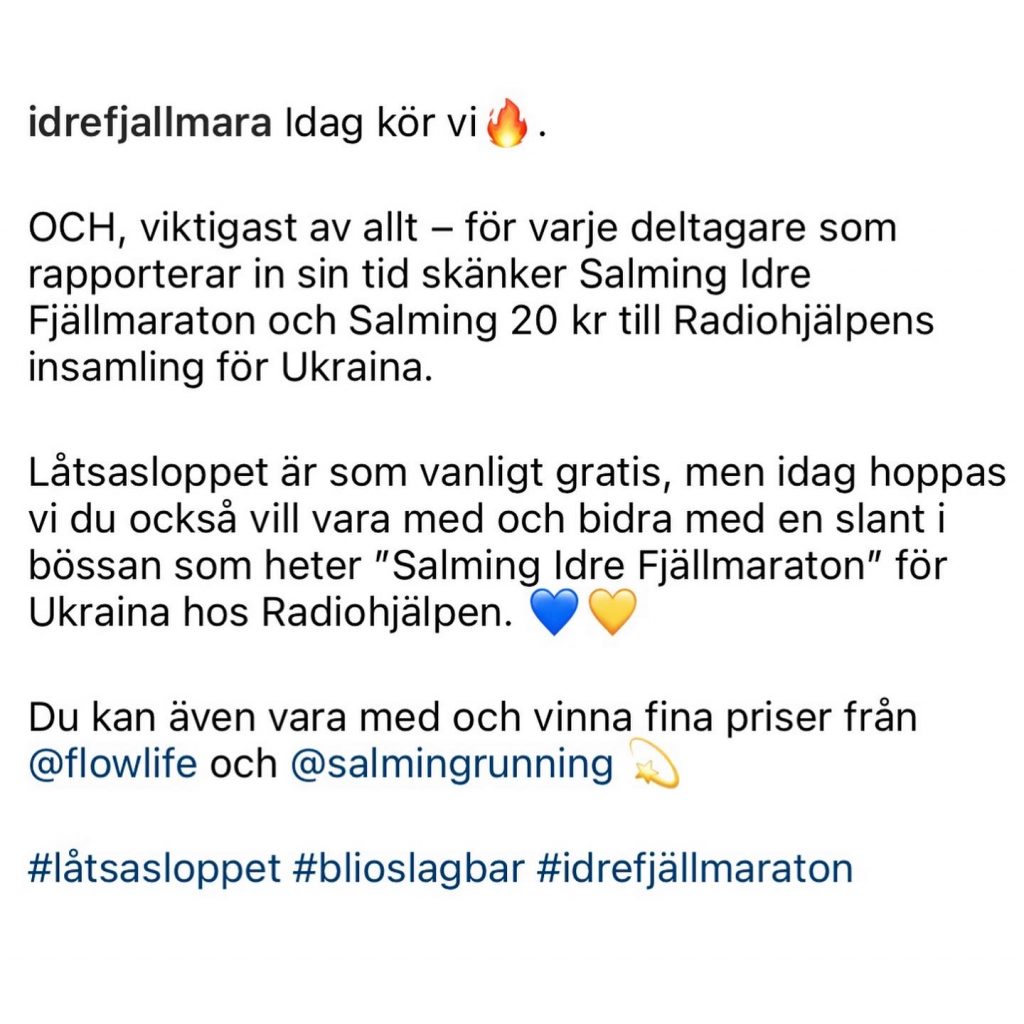 #låtsasloppet halvan