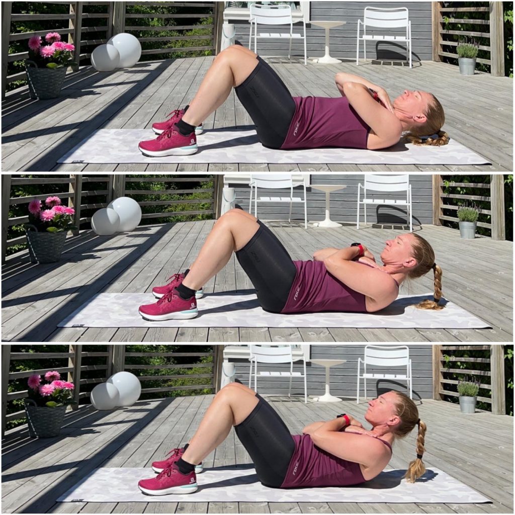 Crunches med gung