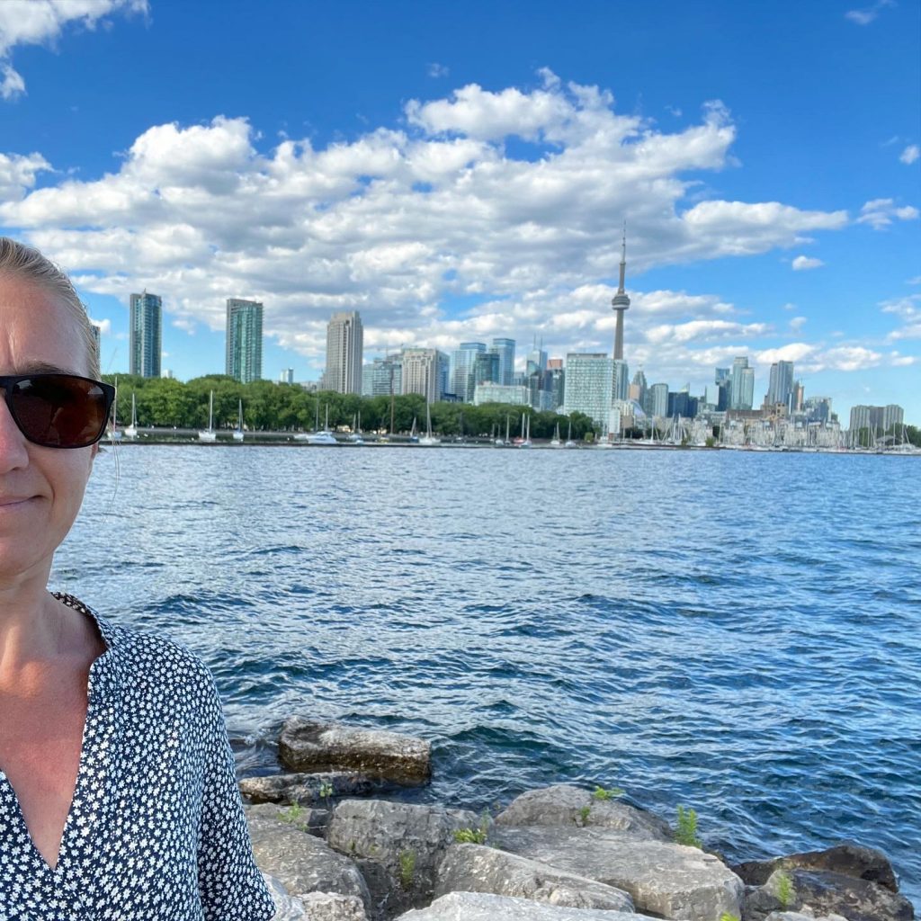 Trillium PArk TOronto skyline