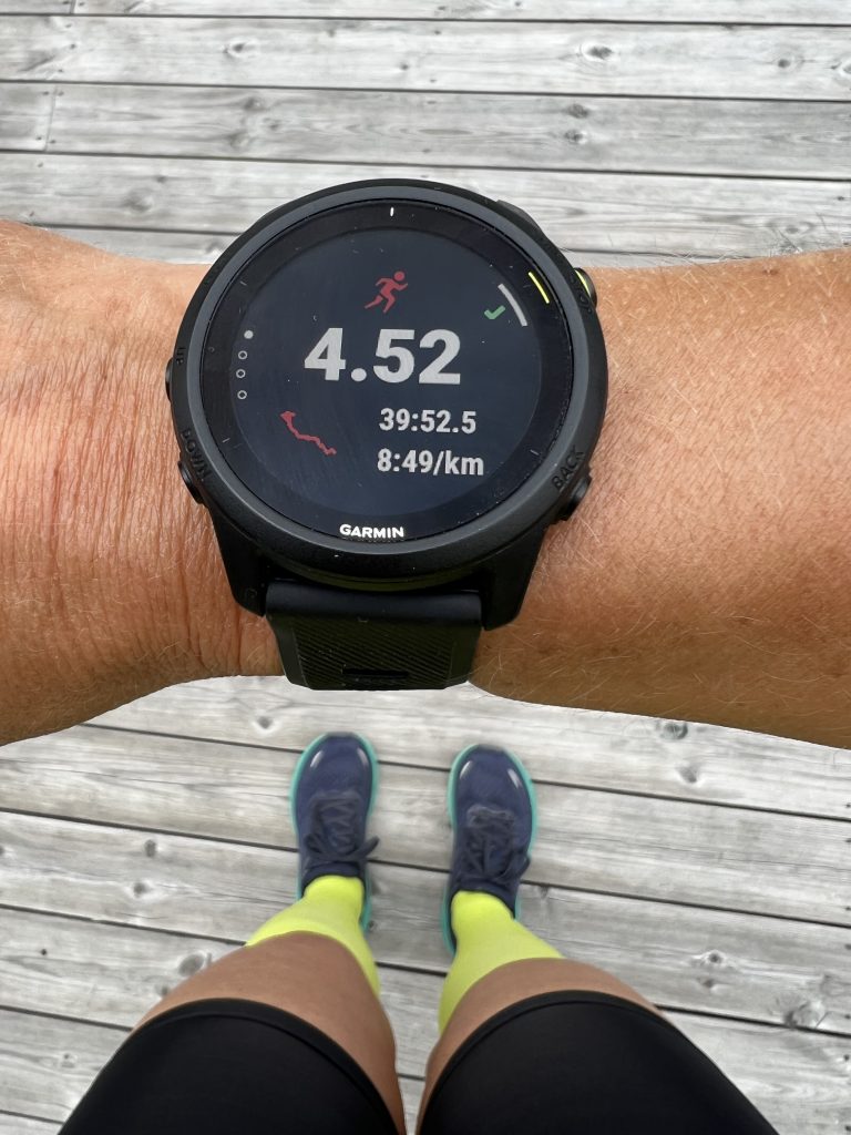 500 m promenad - 500 m jogg