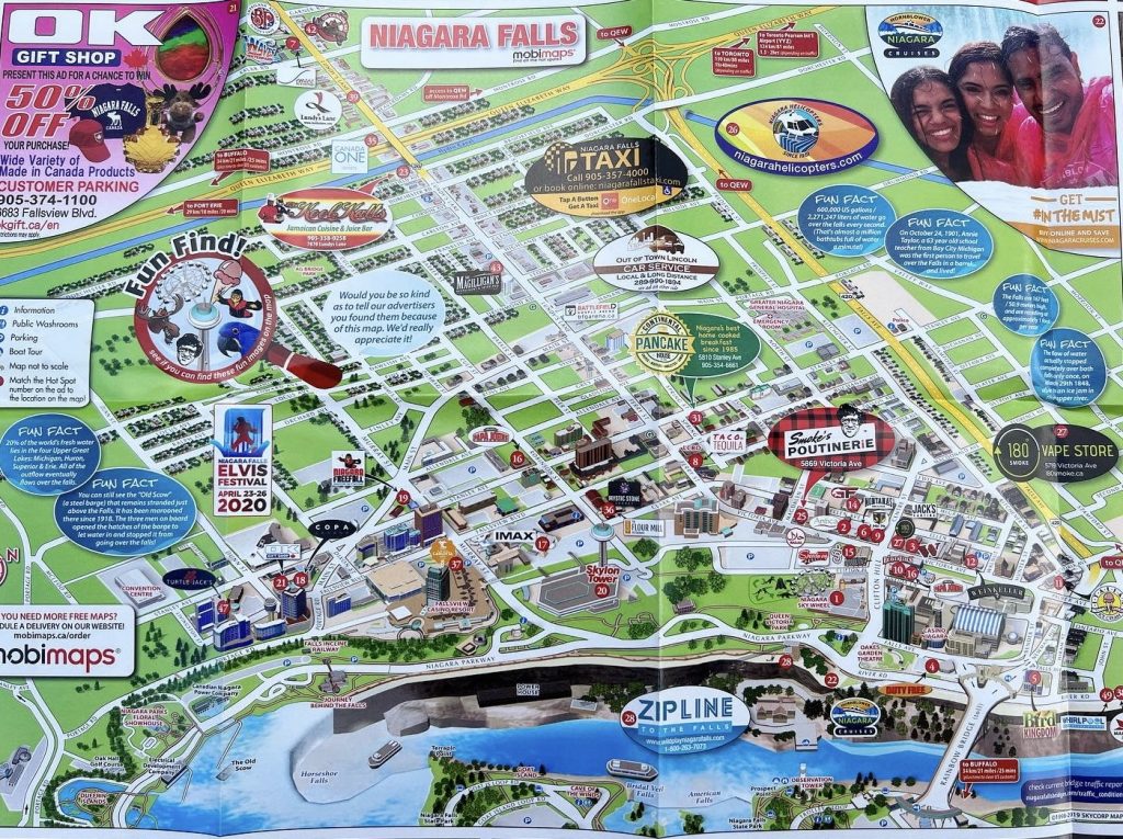 Niagara Falls map