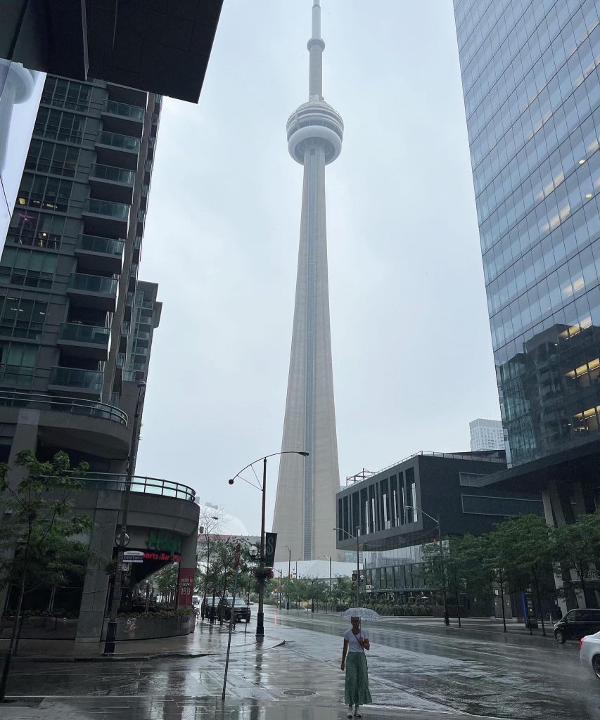 Vickan och CN Tower
