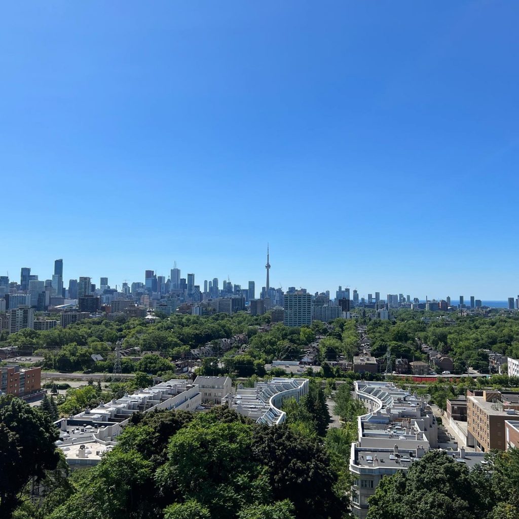 Toronto Skyline bakifrån