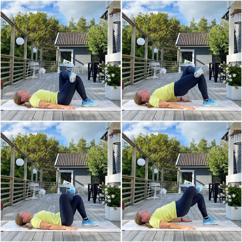 Höftlyft på ett ben