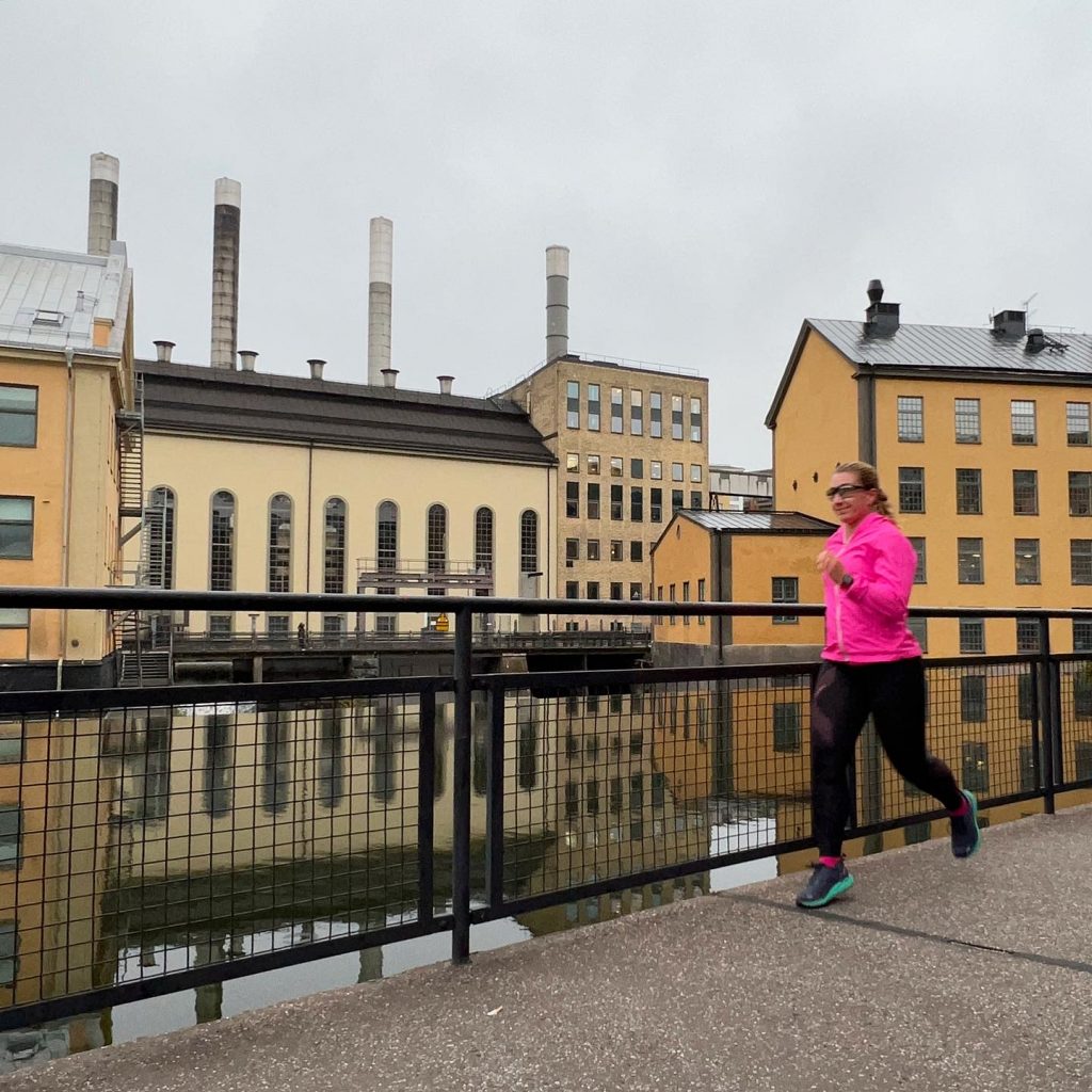 löpning i Industrilandskapet