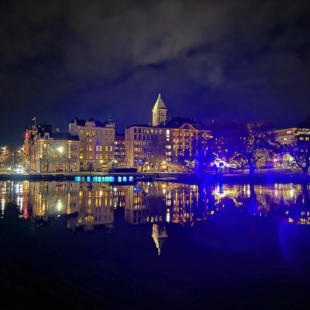 Norrköping by night