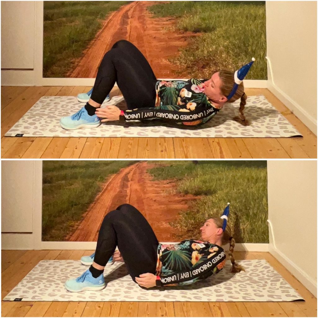 crunches sida till sida