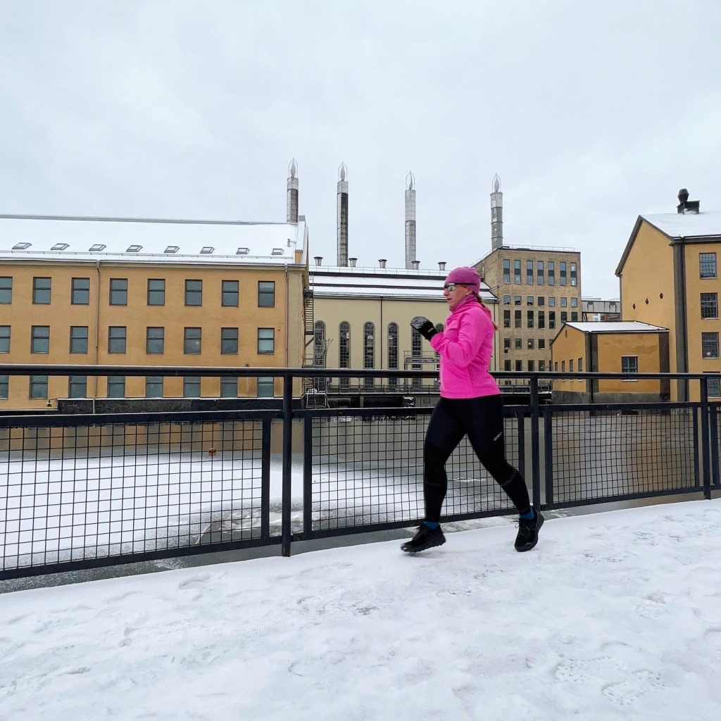 Morgonrunda runt strömmen